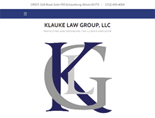 Tablet Screenshot of klaukelawgroup.com